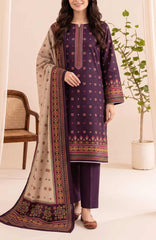 Jhalak  By Vs.textile Mills  Unstitched Printed Slub Linen 3 Piece Suit - VSJLKSLBV2-01- Winter Collection
