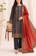 Jhalak  By Vs.textile Mills  Unstitched Printed Slub Linen 3 Piece Suit - VSJLKSLBV2-05- Winter Collection