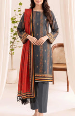 Jhalak  By Vs.textile Mills  Unstitched Printed Slub Linen 3 Piece Suit - VSJLKSLBV2-05- Winter Collection