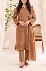 Jhalak  By Vs.textile Mills  Unstitched Printed Slub Linen 3 Piece Suit - VSJLKSLBV2-03- Winter Collection