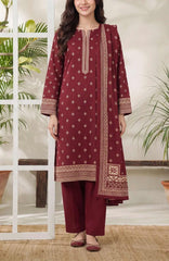 Jhalak  By Vs.textile Mills  Unstitched Printed Slub Linen 3 Piece Suit - VSJLKSLBV2-07- Winter Collection