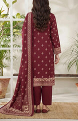 Jhalak  By Vs.textile Mills  Unstitched Printed Slub Linen 3 Piece Suit - VSJLKSLBV2-07- Winter Collection