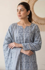 Qainaat Vol-1 By Tawakkal Unstitched Embroidered Dhanak 3 Piece Suit - TWLQNT-06- Winter Collection