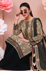 Salina Digital Printed Vol-4 by Regalia Textile Unstitched Linen Printed 3 Piece Suit- RGLSLNV4-01- Winter Collection