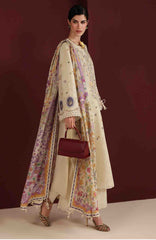 Iris By Jazmin Unstitched  Lawn Embroidered 3 Piece Suit -JZIRSLXL-01-Summer Collection