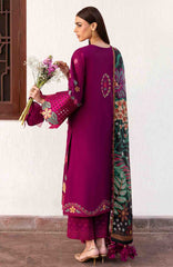Shahkaar By Jazmin Unstitched Lawn Embroidered 3 Piece Suit - JZSHKL-01- Summer Collection