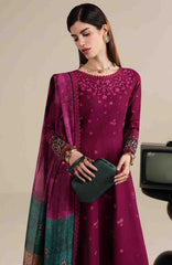 Iris By Jazmin Unstitched  Lawn Embroidered 3 Piece Suit -JZIRSLXL-02-Summer Collection