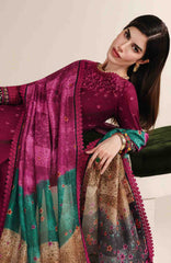 Iris By Jazmin Unstitched  Lawn Embroidered 3 Piece Suit -JZIRSLXL-02-Summer Collection
