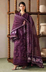 Eid Lawn By Baroque Unstitched Lawn Embroidered 3 Piece Suit - BRQELXL-02- Summer Collection