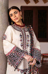 Shahkaar By Jazmin Unstitched Lawn Embroidered 3 Piece Suit - JZSHKL-02- Summer Collection