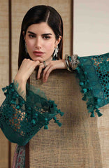 Iris By Jazmin Unstitched  Lawn Embroidered 3 Piece Suit -JZIRSLXL-03-Summer Collection