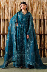 Eid Lawn By Baroque Unstitched Lawn Embroidered 3 Piece Suit - BRQELXL-04- Summer Collection