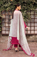 Shahkaar By Jazmin Unstitched Lawn Embroidered 3 Piece Suit - JZSHKL-04- Summer Collection