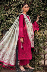 Shahkaar By Jazmin Unstitched Lawn Embroidered 3 Piece Suit - JZSHKL-04- Summer Collection