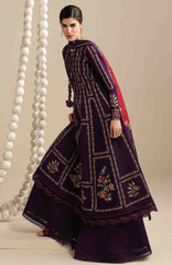 Iris By Jazmin Unstitched  Lawn Embroidered 3 Piece Suit -JZIRSLXL-06-Summer Collection