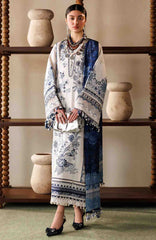 Eid Lawn By Baroque Unstitched Lawn Embroidered 3 Piece Suit - BRQELXL-06- Summer Collection