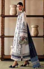 Eid Lawn By Baroque Unstitched Lawn Embroidered 3 Piece Suit - BRQELXL-06- Summer Collection