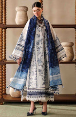 Eid Lawn By Baroque Unstitched Lawn Embroidered 3 Piece Suit - BRQELXL-06- Summer Collection