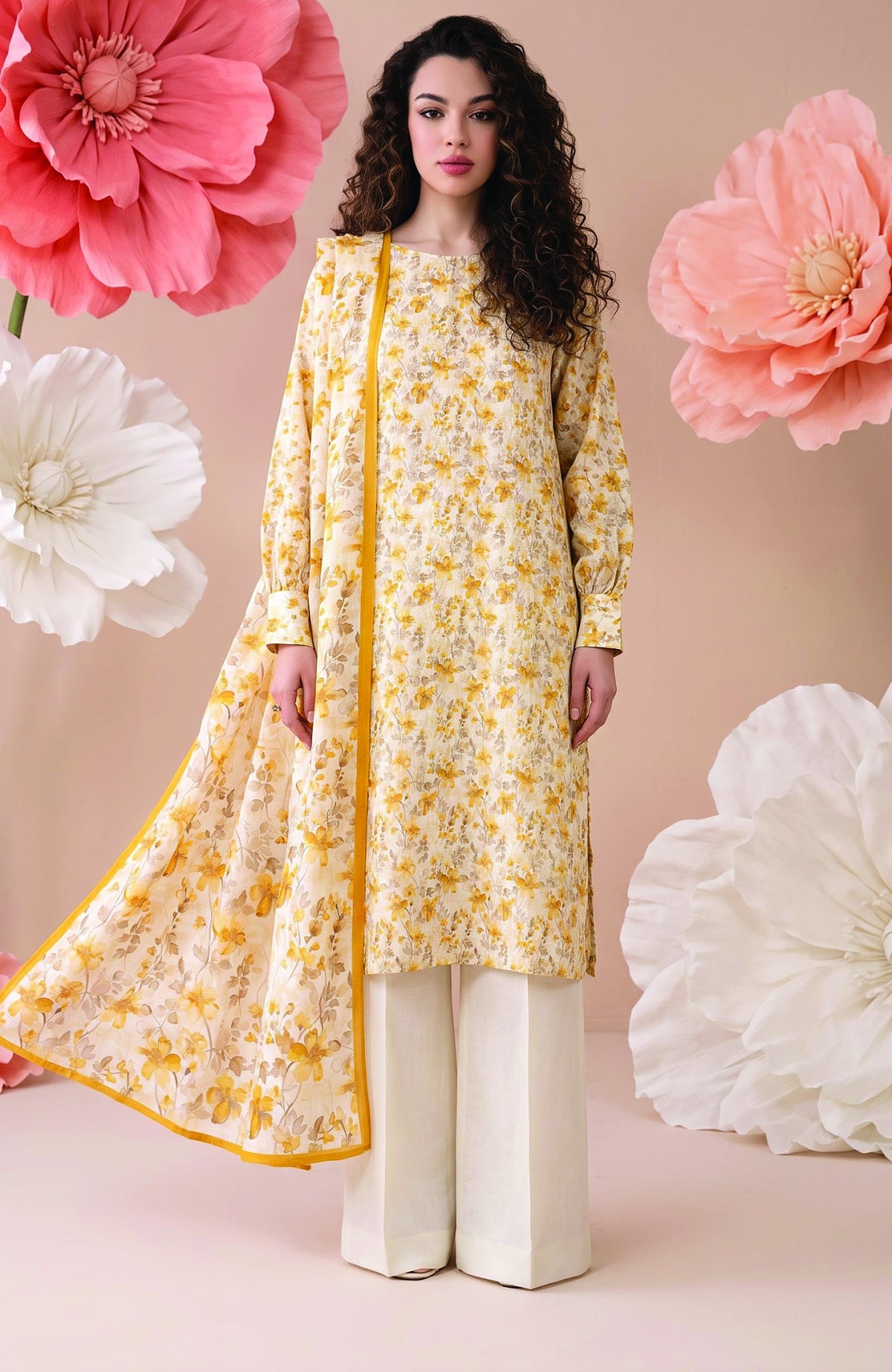Salina Digital Printed Vol-4 by Regalia Textile Unstitched Linen Printed 3 Piece Suit- RGLSLNV4-07- Winter Collection