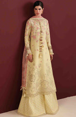 Iris By Jazmin Unstitched  Lawn Embroidered 3 Piece Suit -JZIRSLXL-07-Summer Collection