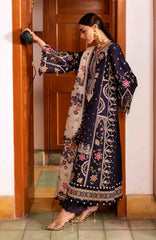 Shahkaar By Jazmin Unstitched Lawn Embroidered 3 Piece Suit - JZSHKL-07- Summer Collection