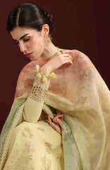 Iris By Jazmin Unstitched  Lawn Embroidered 3 Piece Suit -JZIRSLXL-07-Summer Collection