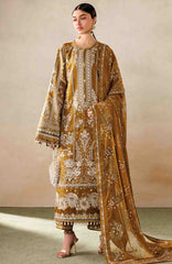 Eid Lawn By Baroque Unstitched Lawn Embroidered 3 Piece Suit - BRQELXL-07- Summer Collection