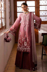 Shahkaar By Jazmin Unstitched Lawn Embroidered 3 Piece Suit - JZSHKL-08- Summer Collection