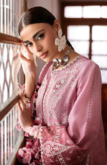 Shahkaar By Jazmin Unstitched Lawn Embroidered 3 Piece Suit - JZSHKL-08- Summer Collection