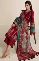Iris By Jazmin Unstitched  Lawn Embroidered 3 Piece Suit -JZIRSLXL-08-Summer Collection