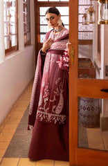 Shahkaar By Jazmin Unstitched Lawn Embroidered 3 Piece Suit - JZSHKL-08- Summer Collection