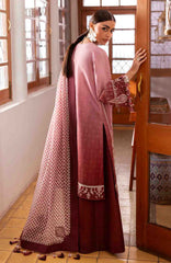 Shahkaar By Jazmin Unstitched Lawn Embroidered 3 Piece Suit - JZSHKL-08- Summer Collection