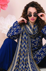 Salina Digital Printed Vol-4 by Regalia Textile Unstitched Linen Printed 3 Piece Suit- RGLSLNV4-09- Winter Collection