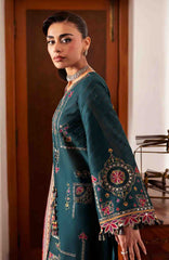 Shahkaar By Jazmin Unstitched Lawn Embroidered 3 Piece Suit - JZSHKL-10- Summer Collection