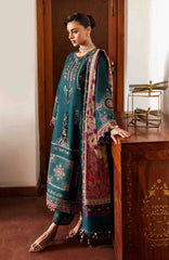 Shahkaar By Jazmin Unstitched Lawn Embroidered 3 Piece Suit - JZSHKL-10- Summer Collection