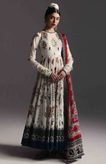 Anarkali by Zara Shahjahan Unstitched Lawn Embroidered 3 Piece Suits - ZSJAKILXL-10- Mehruba-  Summer Collection
