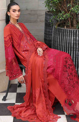 Luxury Lawn Eid II By Maria B Unstitched Lawn Embroidered 3 Piece Suit - MBEDIILXL-13- Summer Collection