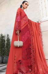 Luxury Lawn Eid II By Maria B Unstitched Lawn Embroidered 3 Piece Suit - MBEDIILXL-13- Summer Collection