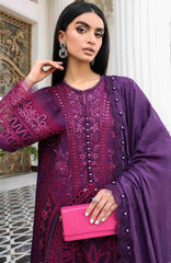 Luxury Lawn Eid II By Maria B Unstitched Lawn Embroidered 3 Piece Suit - MBEDIILXL-14- Summer Collection