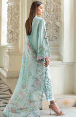 Luxury Lawn Eid II By Maria B Unstitched Lawn Embroidered 3 Piece Suit - MBEDIILXL-15- Summer Collection