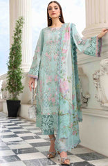 Luxury Lawn Eid II By Maria B Unstitched Lawn Embroidered 3 Piece Suit - MBEDIILXL-15- Summer Collection