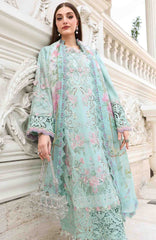 Luxury Lawn Eid II By Maria B Unstitched Lawn Embroidered 3 Piece Suit - MBEDIILXL-15- Summer Collection