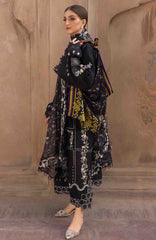 Flow Luxury by Crimson Unstitched Lawn Embroidered 3 Piece Suits -CRMFLXL-1A - Floral Serenity -  Summer Collection