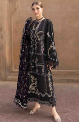 Flow Luxury by Crimson Unstitched Lawn Embroidered 3 Piece Suits -CRMFLXL-1A - Floral Serenity -  Summer Collection