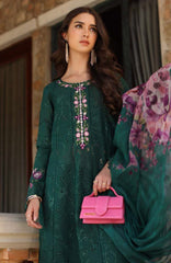 Noor Laserkari By Sadia Asad Unstitched Lawn Embroidered 3 Piece Suit - NSAHSL-1A-Sorina- Summer Collection