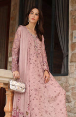 Noor Laserkari By Sadia Asad Unstitched Lawn Embroidered 3 Piece Suit - NSAHSL-1B-Sorina- Summer Collection