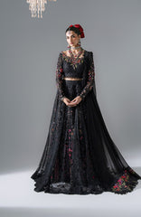Mbroidered Edition by Maria B Unstitched Chiffon Embroidered 3 Piece Suits - MBDWEF - D1 - Wedding Collection