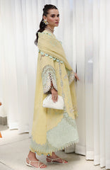 Chikankari By Qalamkar Unstitched Lawn Embroidered 3 Piece Suit - QLMCKL-02- Ayla- Summer Collection