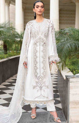 Luxury Lawn Eid II By Maria B Unstitched Lawn Embroidered 3 Piece Suit - MBEDIILXL-1- Summer Collection