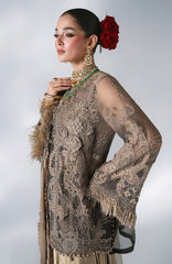 Mbroidered Edition By Maria B Unstitched Chiffon Embroidered 3 Piece Suits - MBDWEF- D2 - Wedding Collection